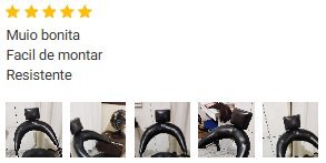 Print de avaliação da cliente Lívia